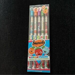 Smencils, 5 Pack, Scented #2 Pencils with eraser on top of each, Brand New